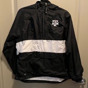 Charles River Texas A&M raincoat with fleece lining